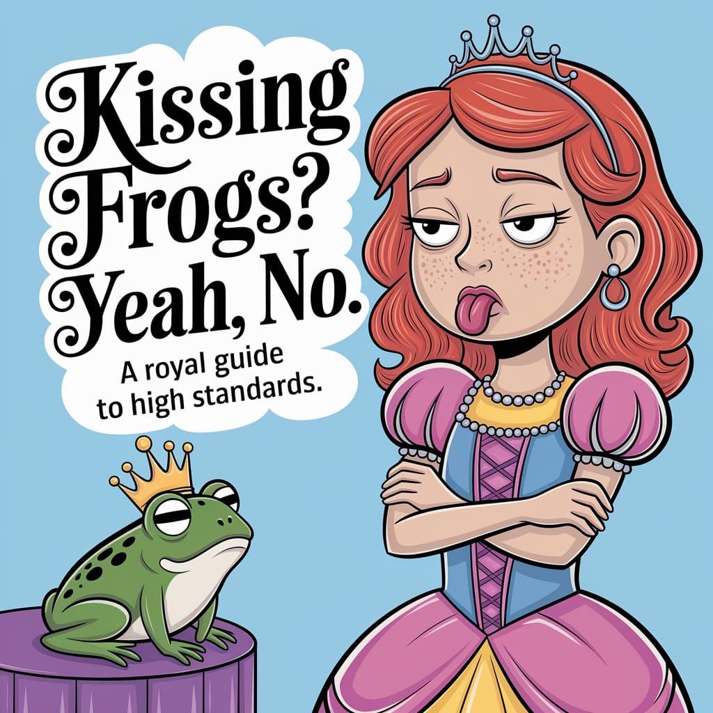 Sassy Princess Rejects Frog Prince in Whimsical Fairy Tale