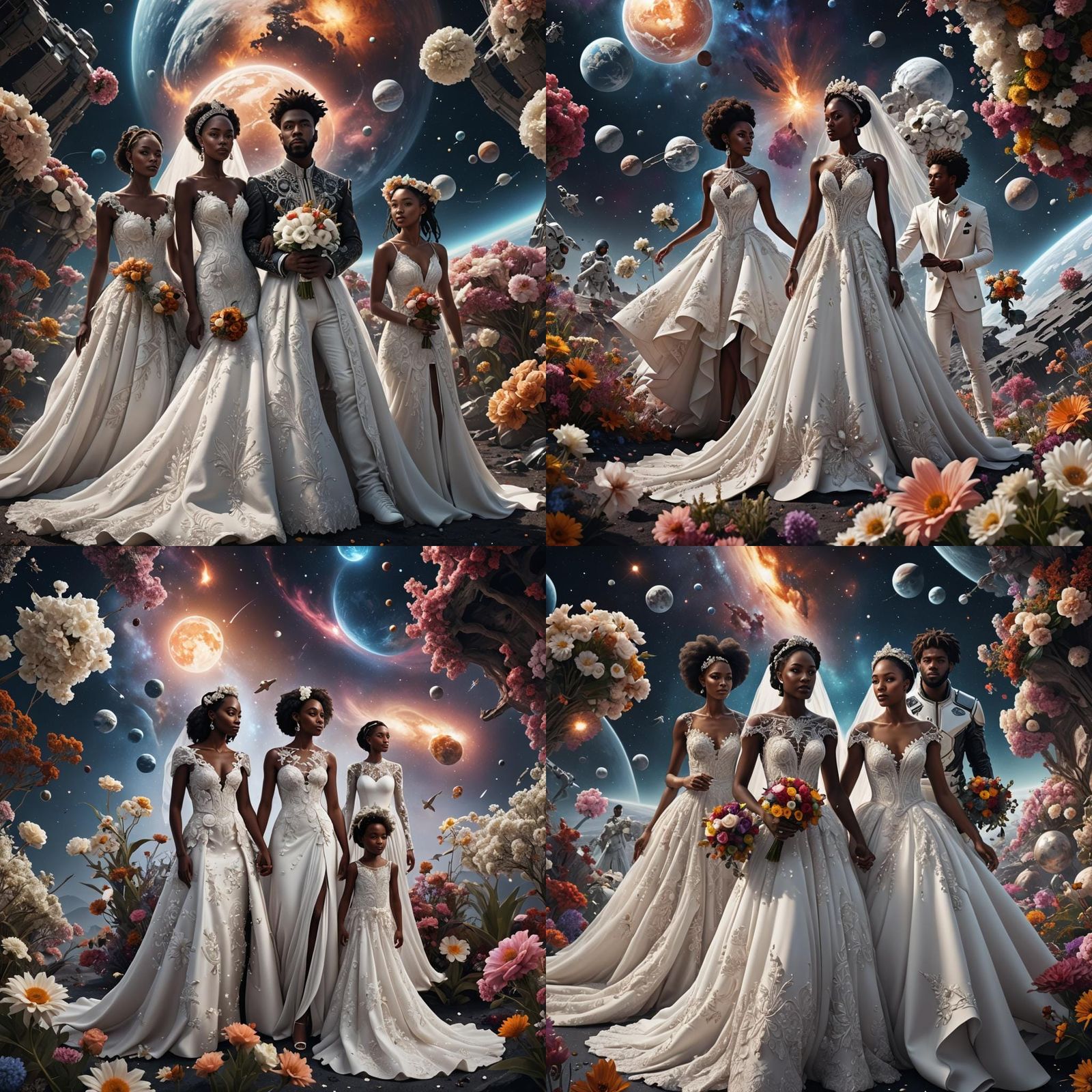 Celestial Wedding: A Fantasy Concept Art