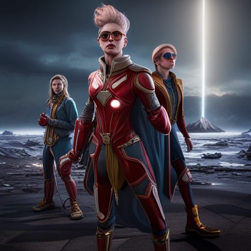 Big Bang Theory Cast as Superheroes