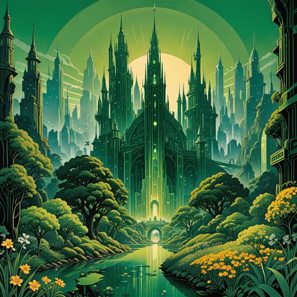 The Emerald City of Art Deco Oz