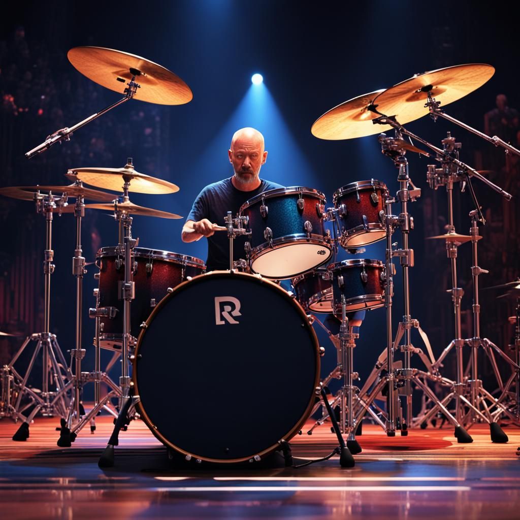 Phil Selway Plays Drums: Detailed Matte Painting