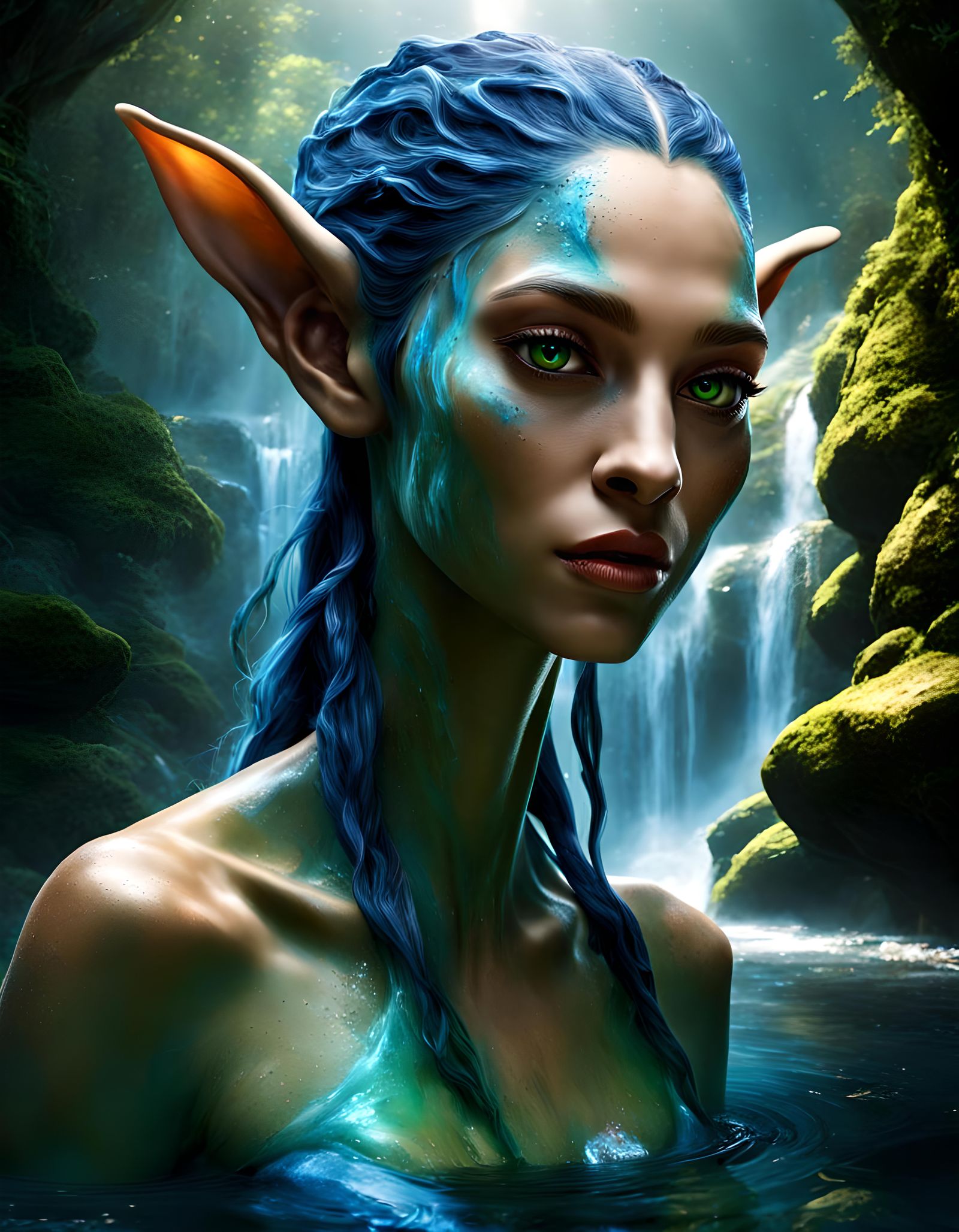 Fantasy Elf Hybrid Unveiling a Vibrant Inner World