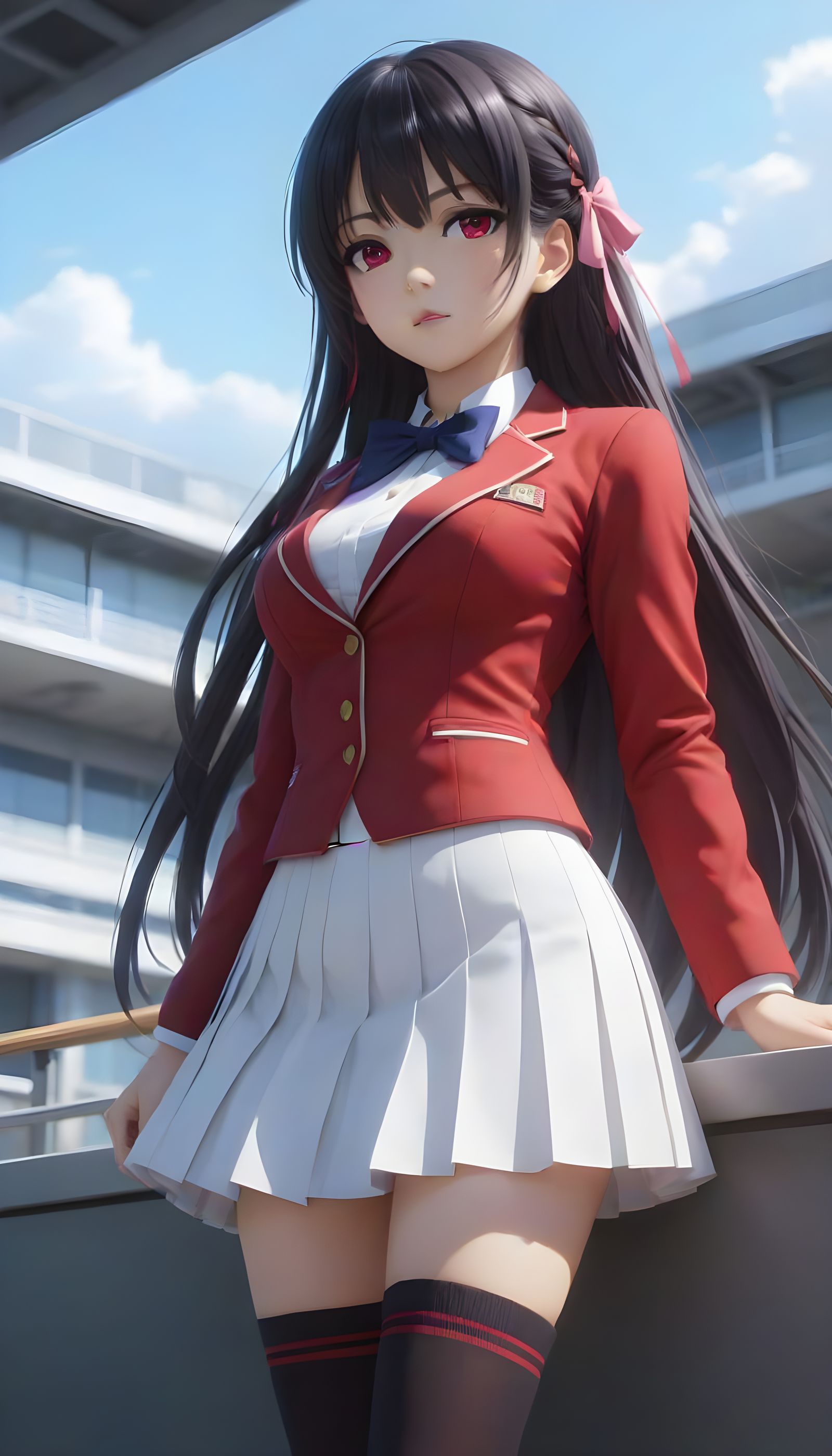 Horikita Suzune in Classroom of the Elite Anime Style
