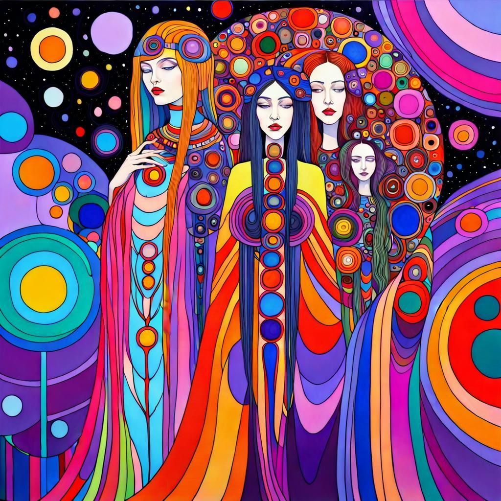 Dreamscape Void: A Surreal Ink and Watercolor Journey