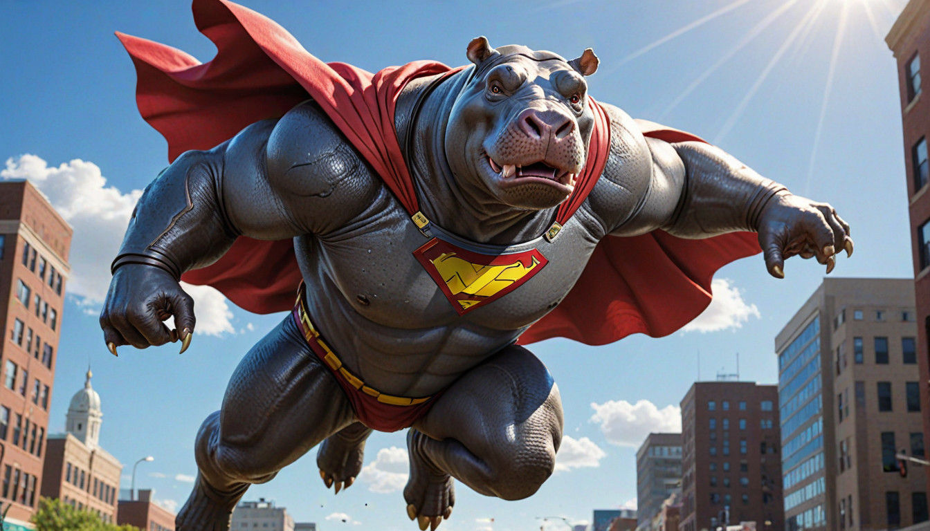 Superpowered Hippopotamus Soars Over Springfield in Cinemati...