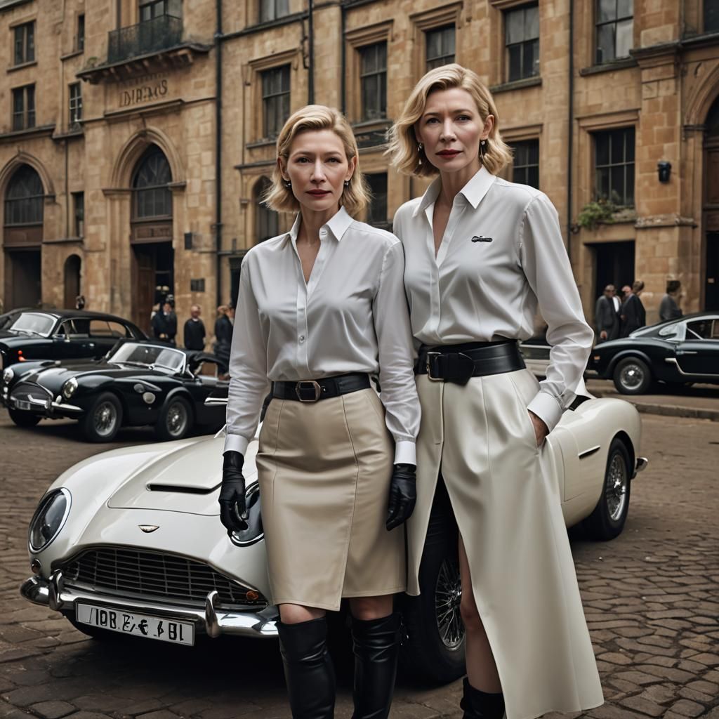 Cate Blanchett by Aston Martin in Detailed Matte Painting