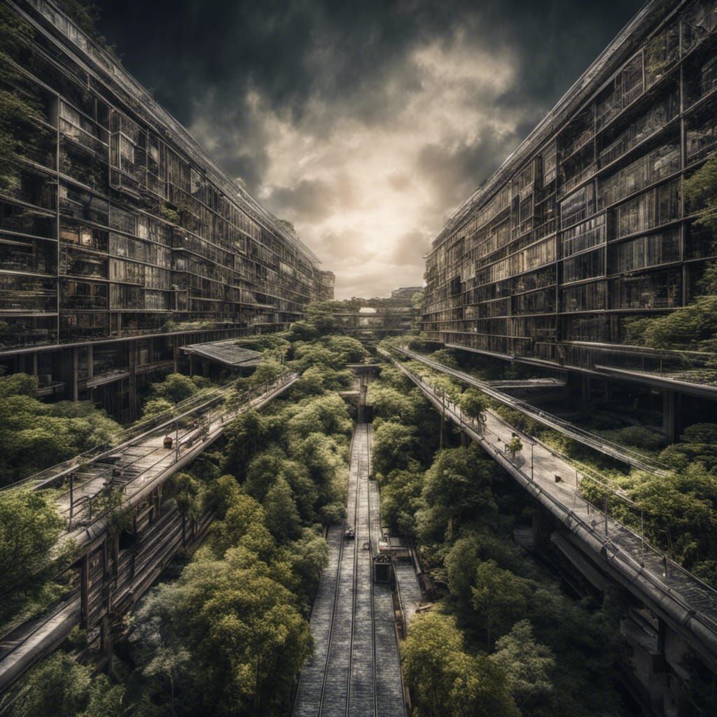 Hyperrealistic Image of Sustainability with Sharp Focus