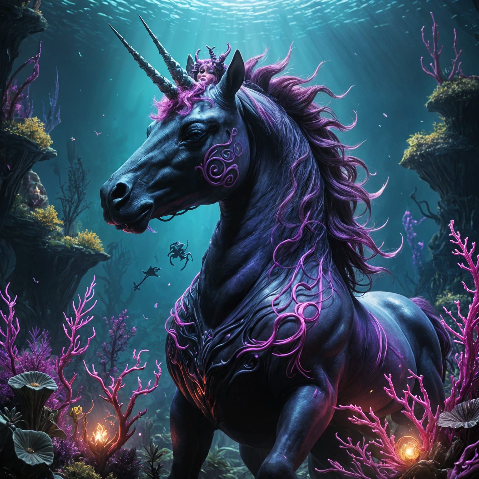 Ursula Rides a Dark Unicorn