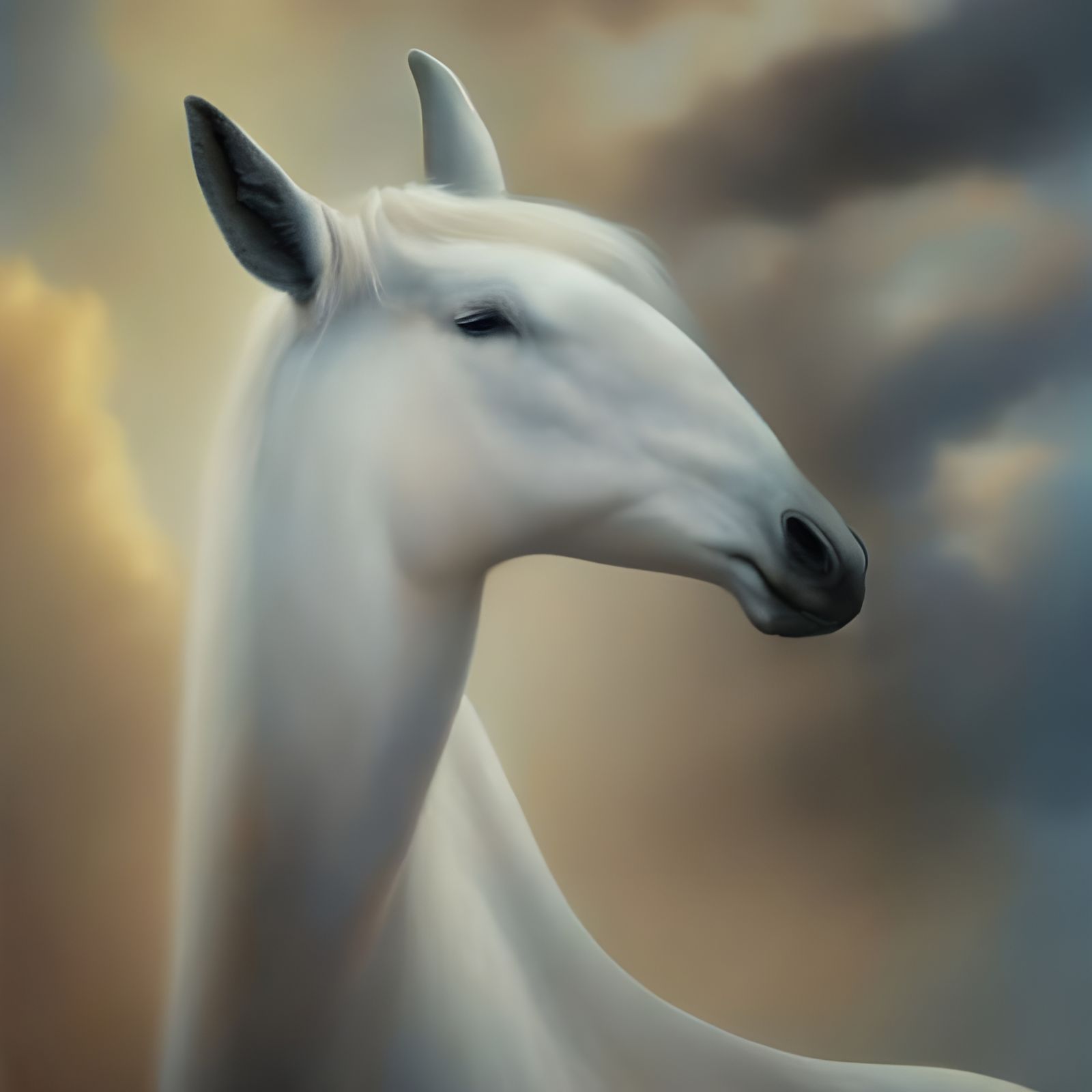 Surreal Creatures Gather in Futuristic Cityscape