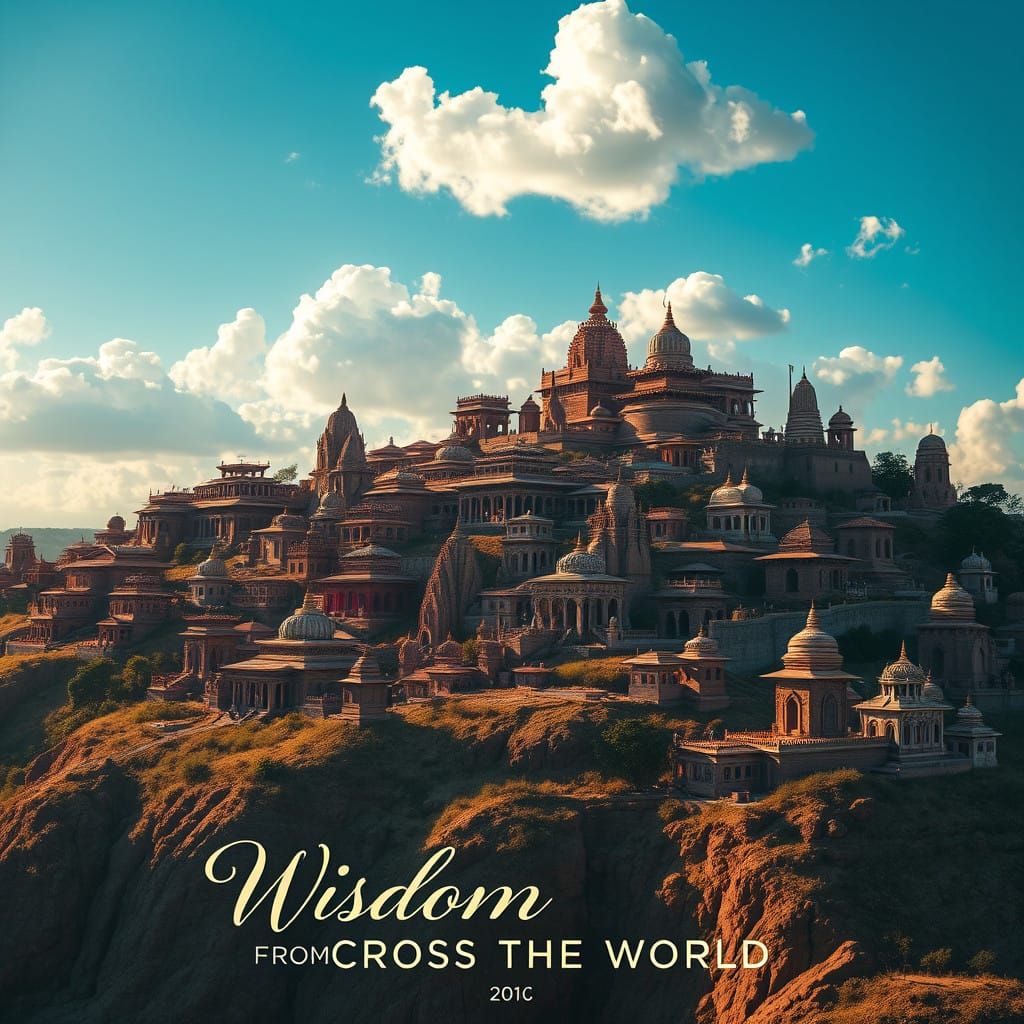 Ancient Temples in Vibrant Daylight - Cinematic Widescreen M...