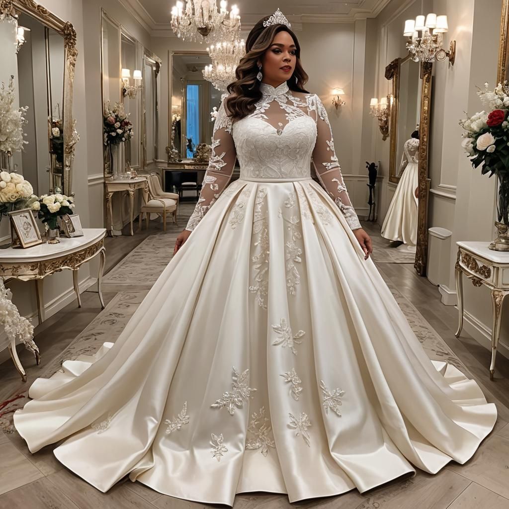 Satin Wonderland: Extravagant Feminine Scene