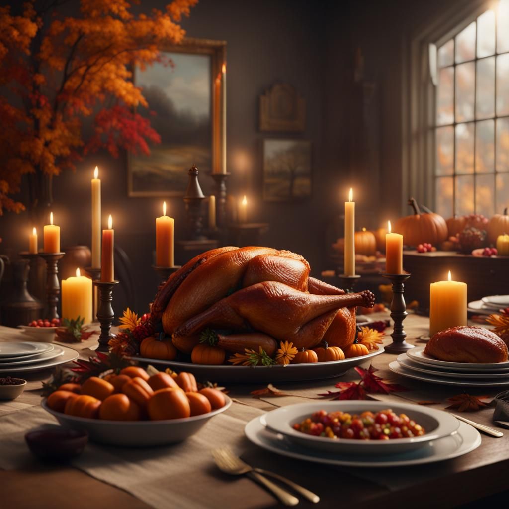 Thanksgiving Day Fantasy Landscape in Unreal Engine