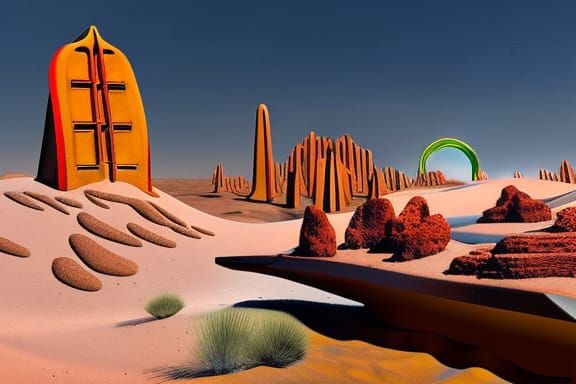 1950s Gas Station Under Alien Attack