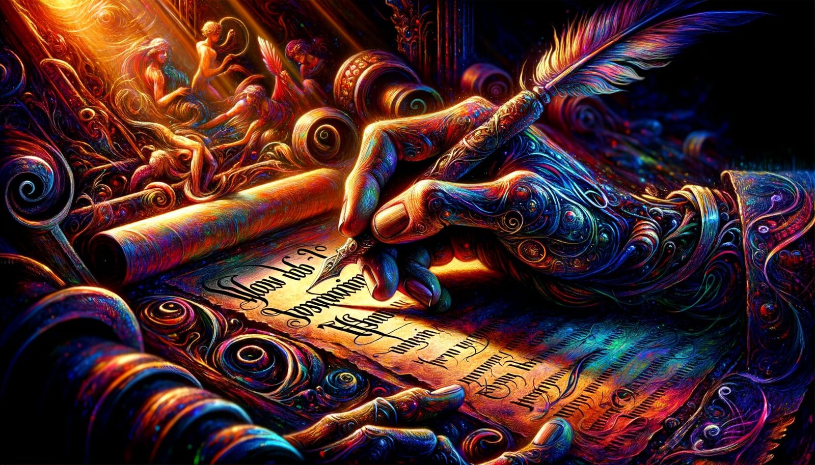 Calligraphy Art: How Do I Love Thee?