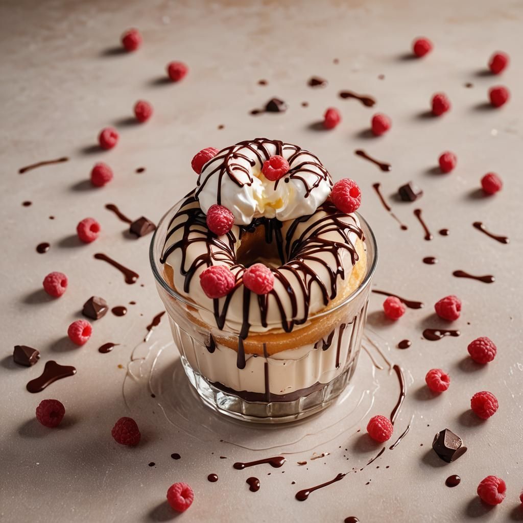 Mouthwatering Donut Still Life in Cinematic Food Photography