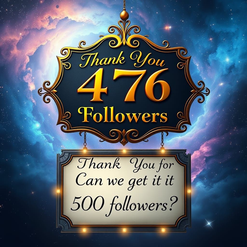 Thank You 476 Followers Sign in Cosmic Nebula