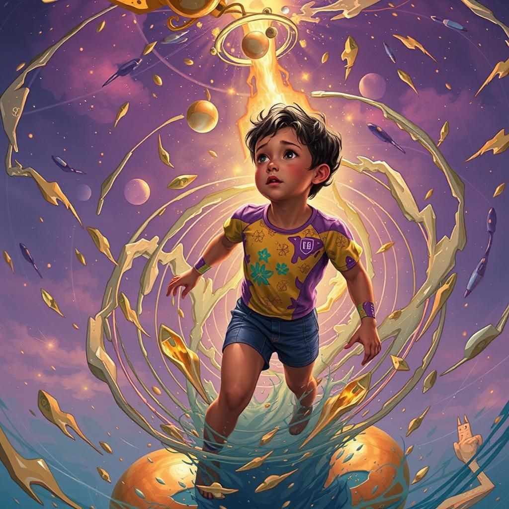 Milky Way Galaxy Nesting in Mythical Tree