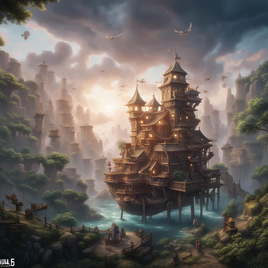 One Piece: Detailed Matte Painting in 8K
