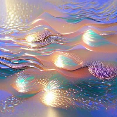 Abstract Shimmering Effect Generated by AI