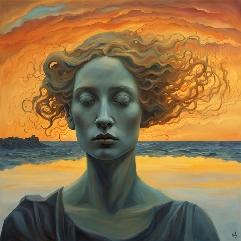 Golden Goddess of Fading Light