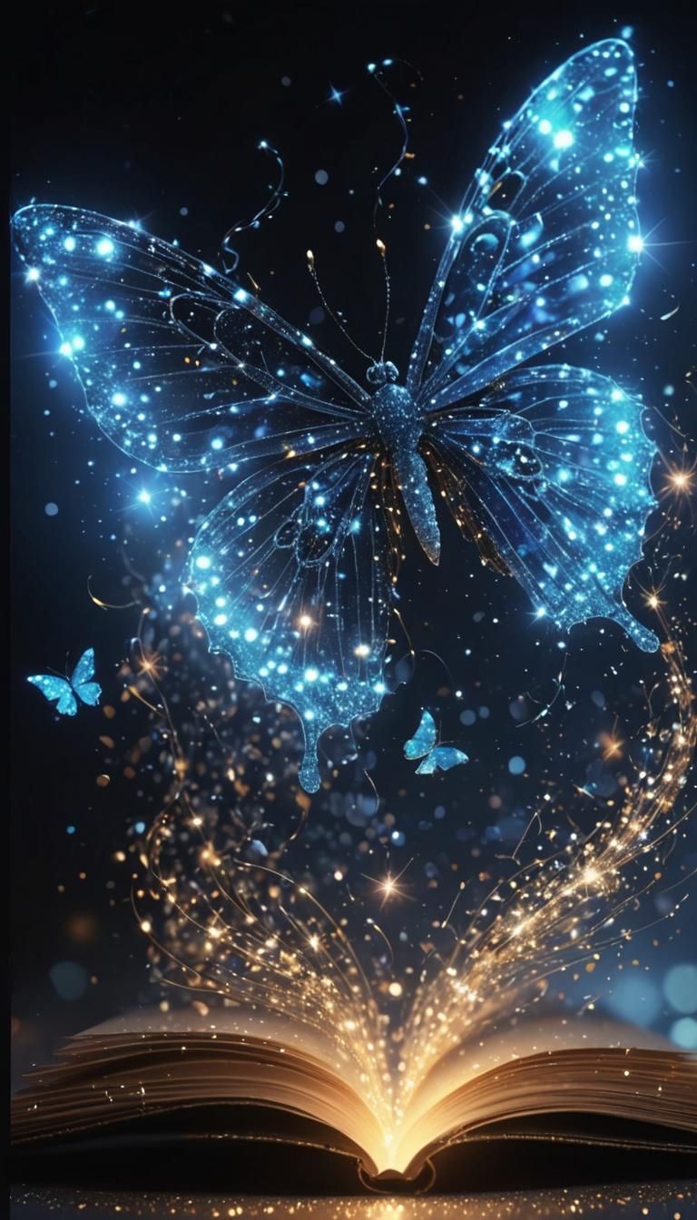 Sparkling Glittering Scene in High Resolution