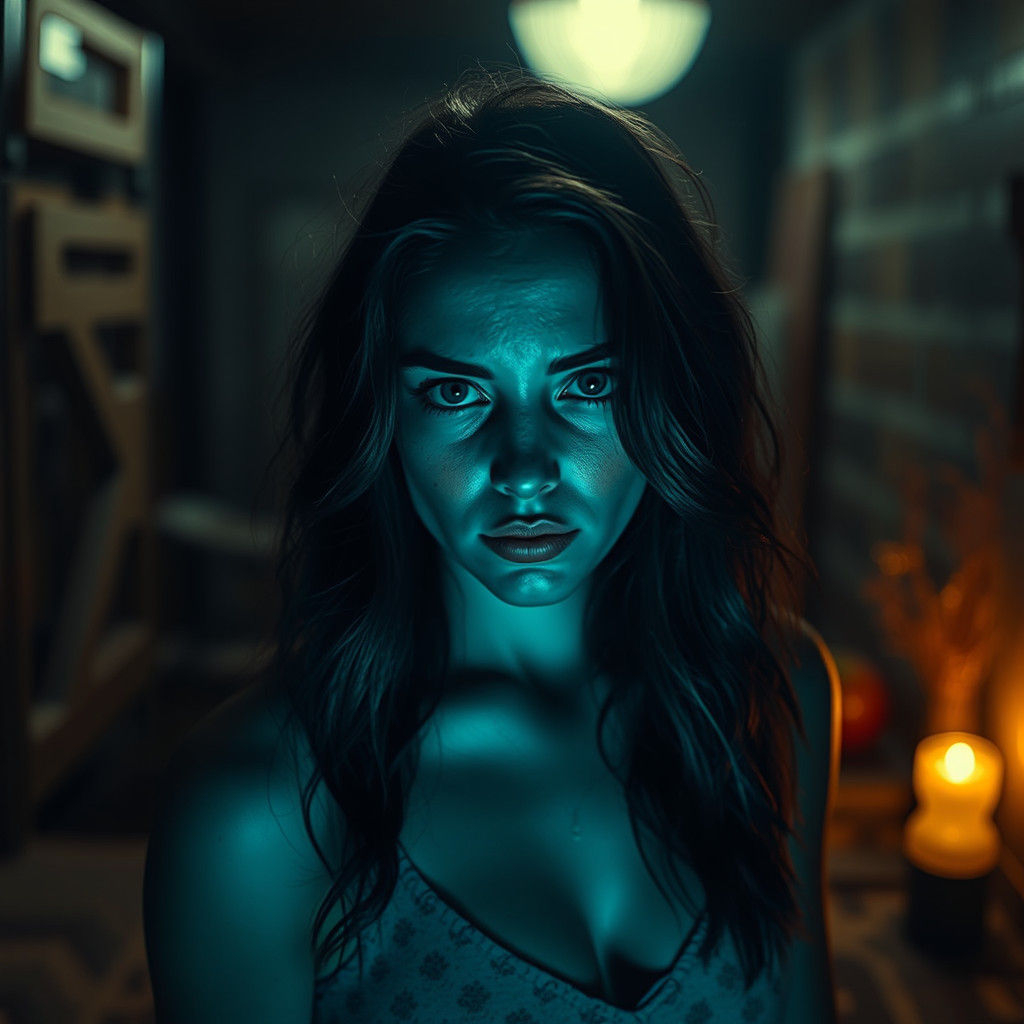 Atmospheric Portrait of Katie Alice in Hyperrealism