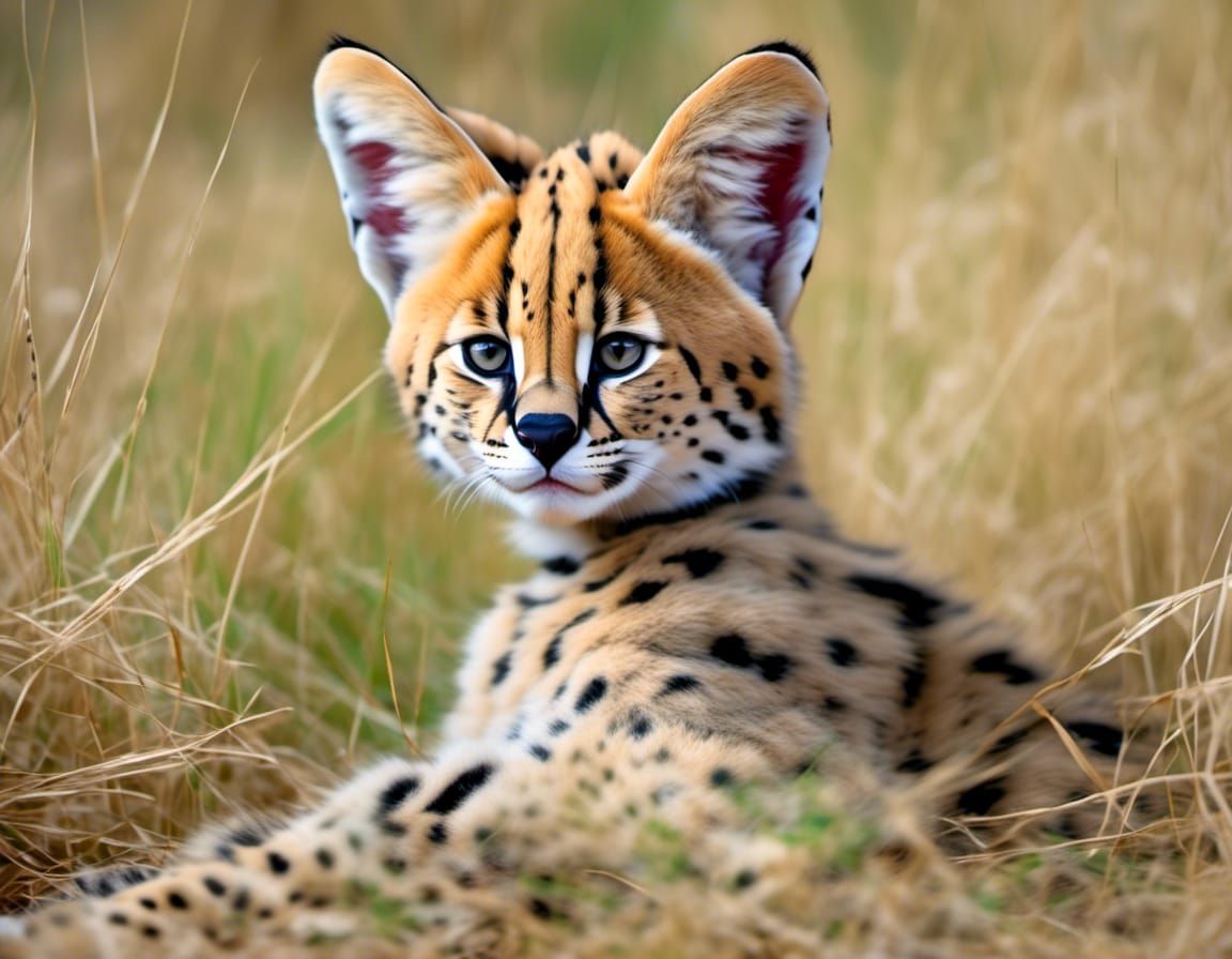 Fine-Tuned Model – Leptailurus serval 19 – 4:3 Format