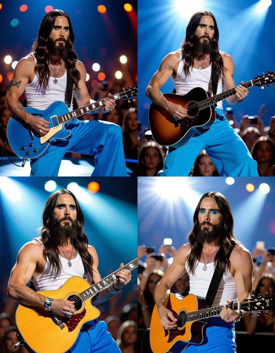 A beautiful photo of Actor Jared Leto gigantic left side pro...