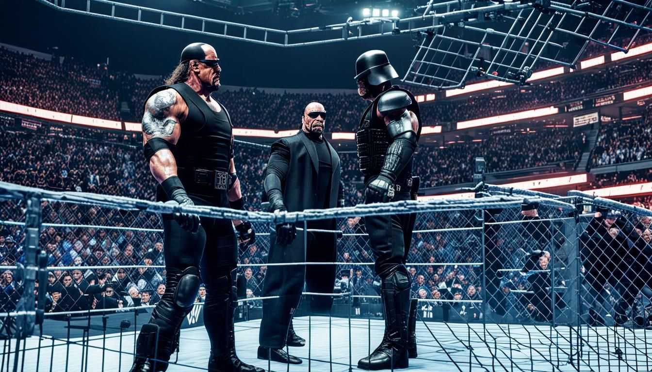 Robo Cop vs Undertaker: Hell in a Cell Cage Match
