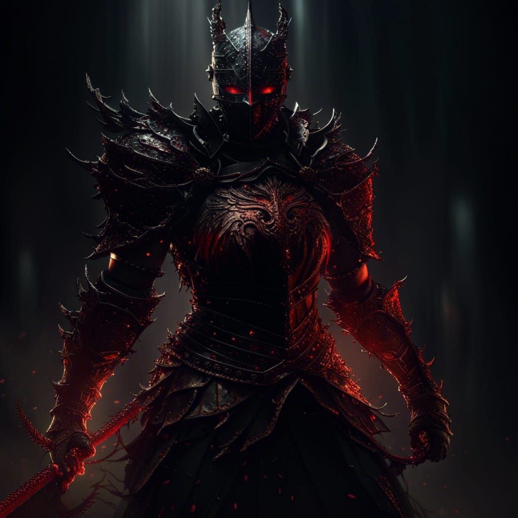 Female Dark Knight: Original Dark Souls Boss Concept