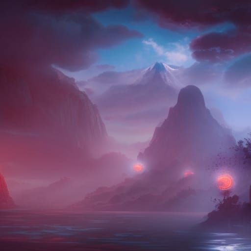 Dramatic Orange Manga Key Visual in 8K