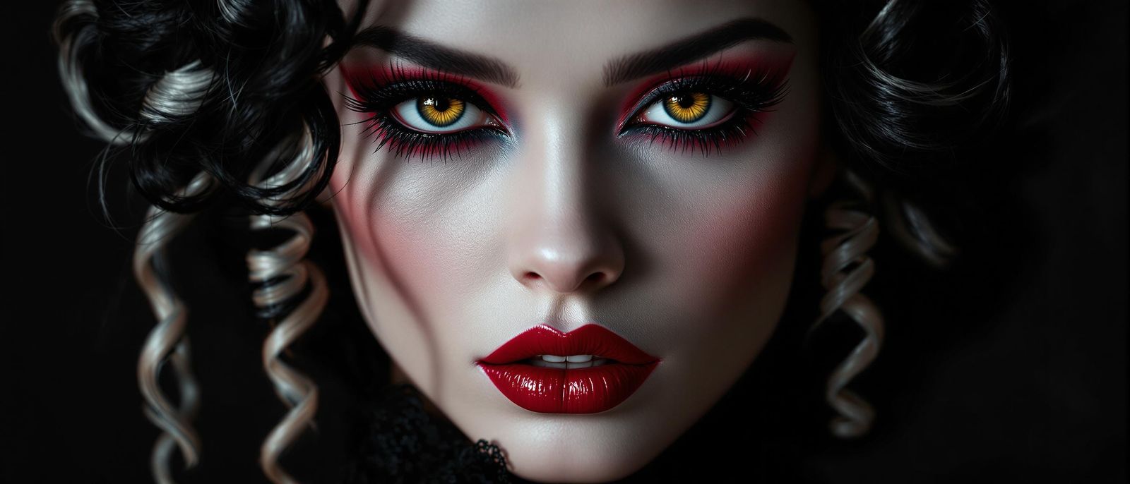 Gothic Goddess with Ethereal Beauty and Dark Majesty