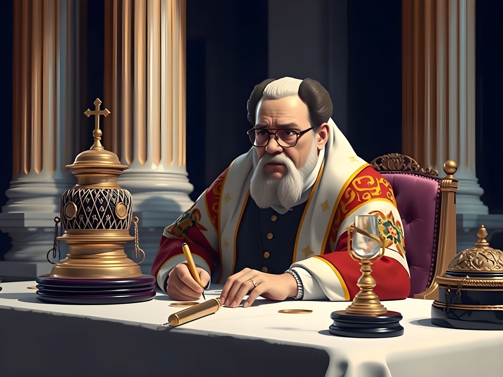 Psychedelic Bauhaus in Hyperreal 3D