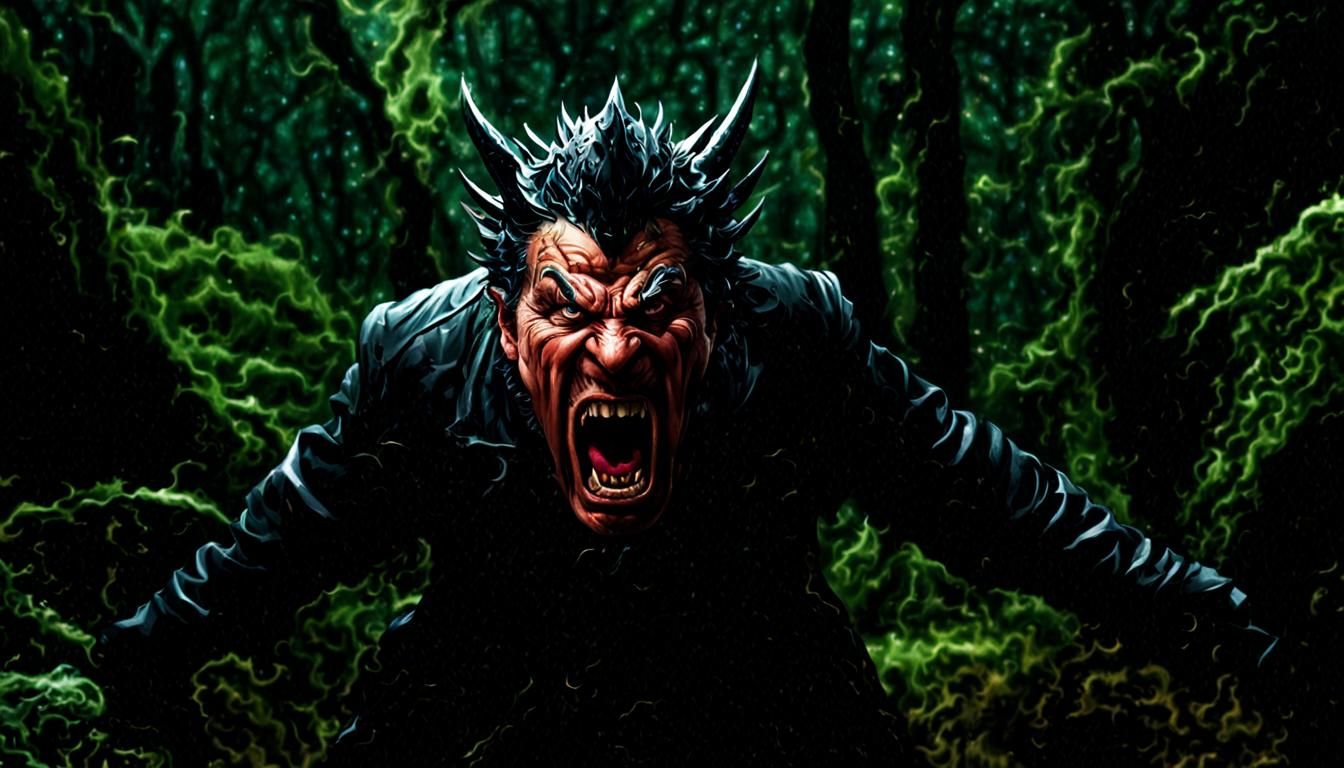 Hidden Rage of a Neurotic: AI Interpretation