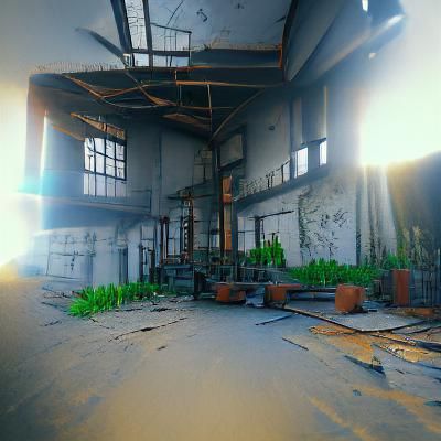 Abandoned Factory: 3D Shading and Depth