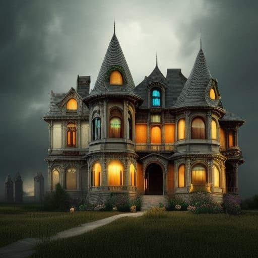 Mystery Gothic house