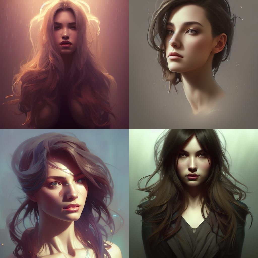 Hyperdetailed Portrait in Dynamic Lighting