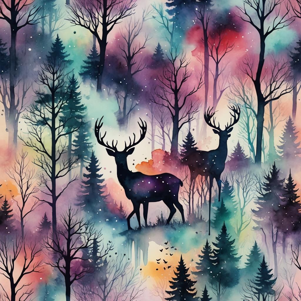 Dreamlike Forest Merges with Cosmic Landscape