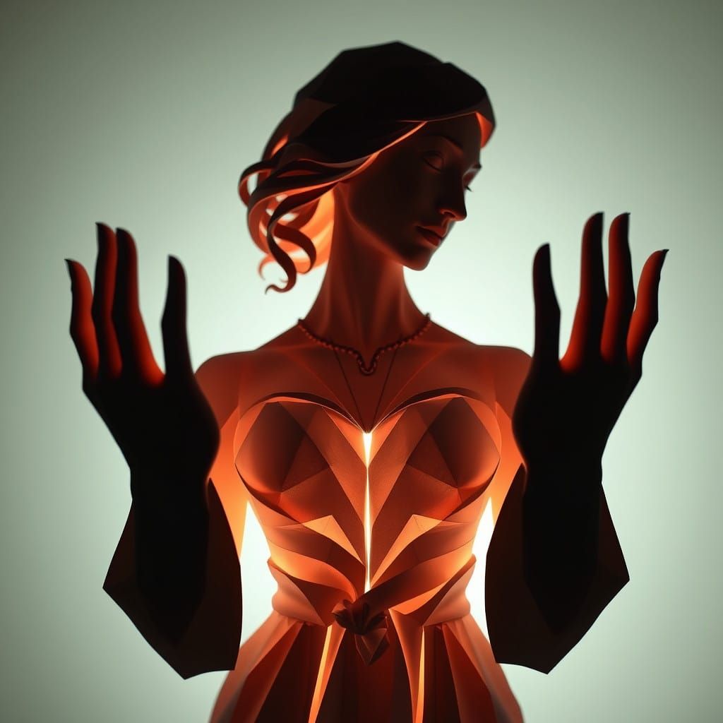 Woman's Comforting Arms Guide You to Sleep in a Dreamy, Surr...