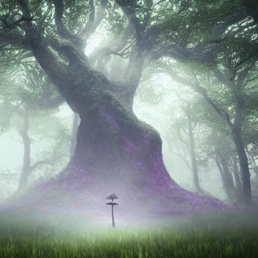 Grumpy Gru on Shrek's Head in Surreal Swamp