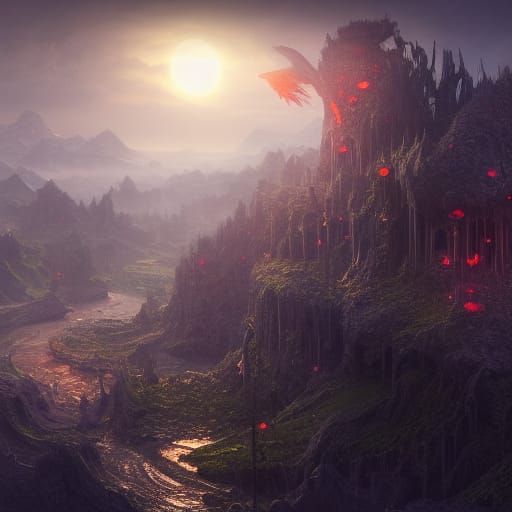 Love Kills: Detailed Fantasy Concept Art