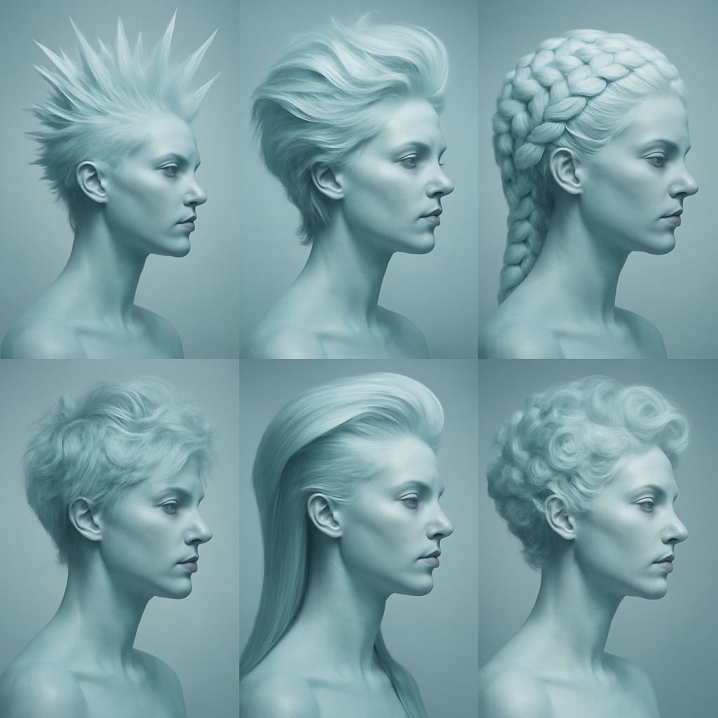 Icy Androgynous Portraits in Avant-Garde Styles
