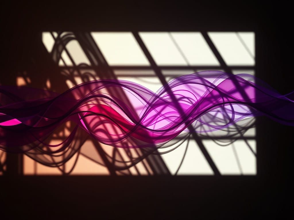 Spectacular Abstract Shadows in Geometric Harmony