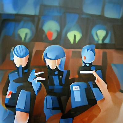 Mind Control Briefing: Minimalist Gouache Illustration