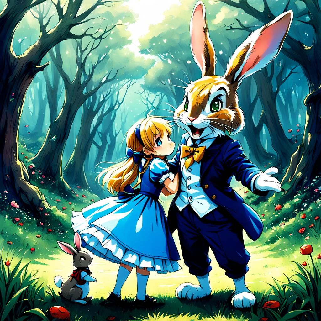 Alice Meets Br'er Rabbit: Anime Key Visual