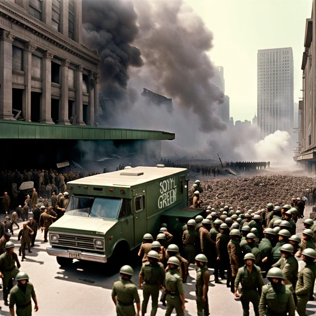 Dystopian Future: Screenshot of Soylent Green Scene