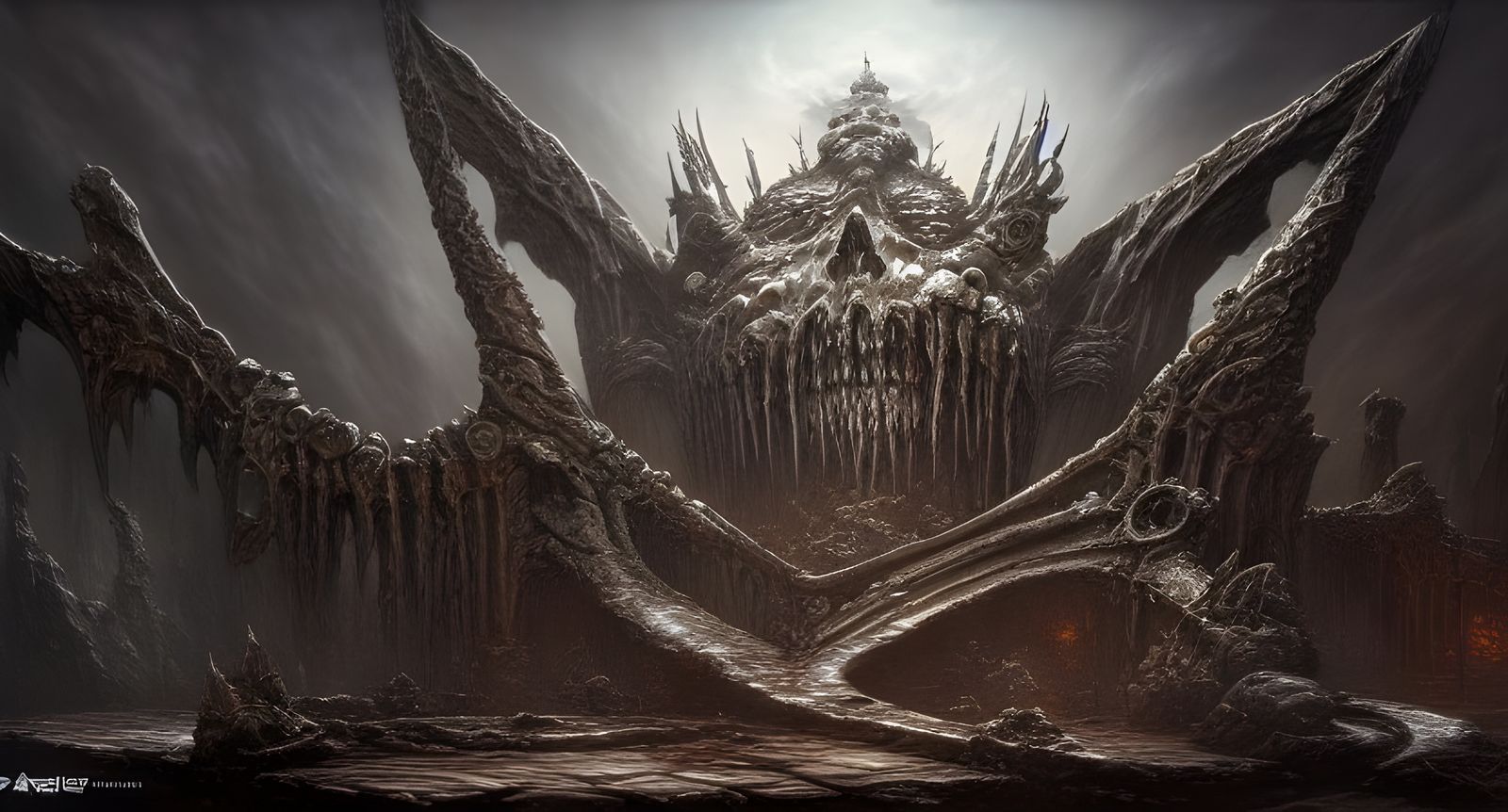 Altar of Death and Purity in Fantasycore Style