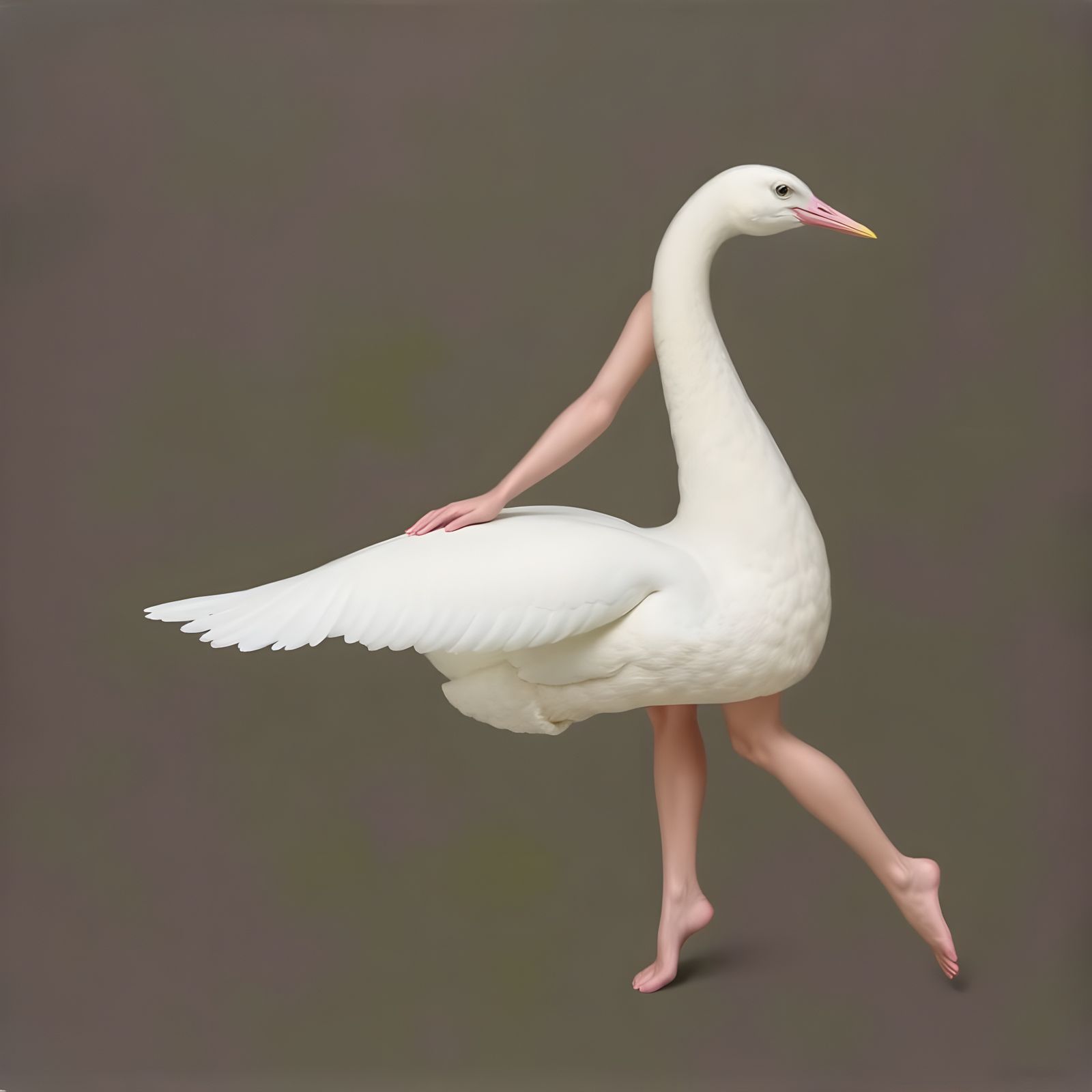 Ethereal Amy Judd-Inspired Swan Art