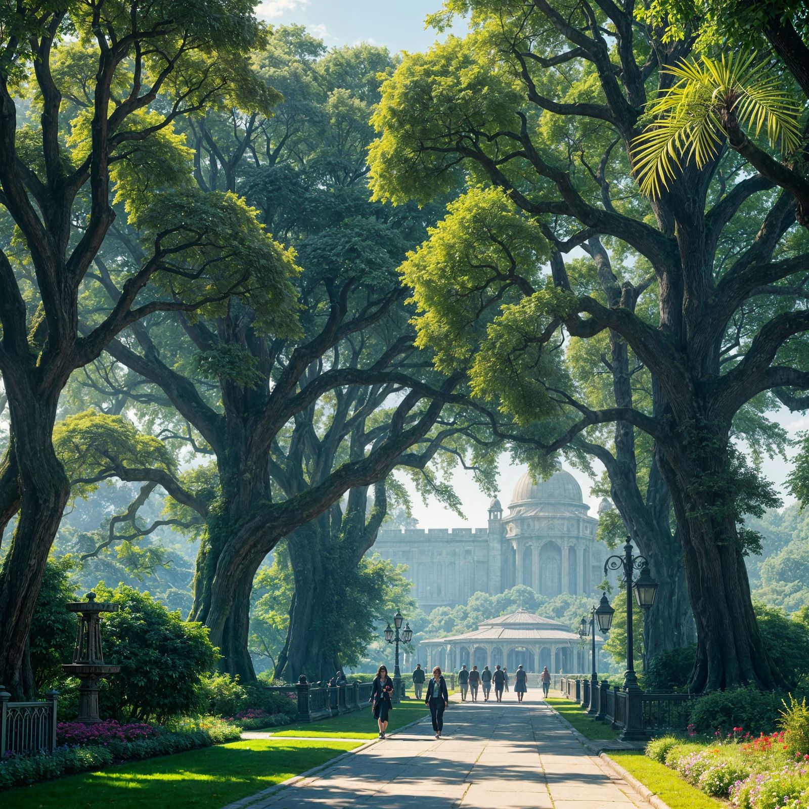 Tranquil Oasis Amidst Metropolis