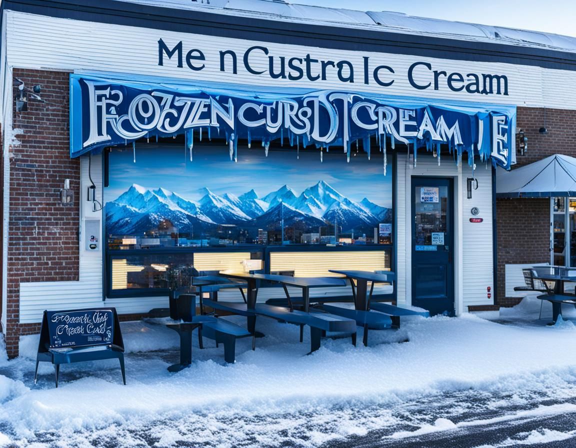 Delicious Frozen Custard: An AI-Generated Treat